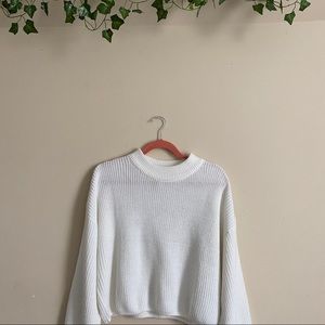 Mockneck Knit Sweater